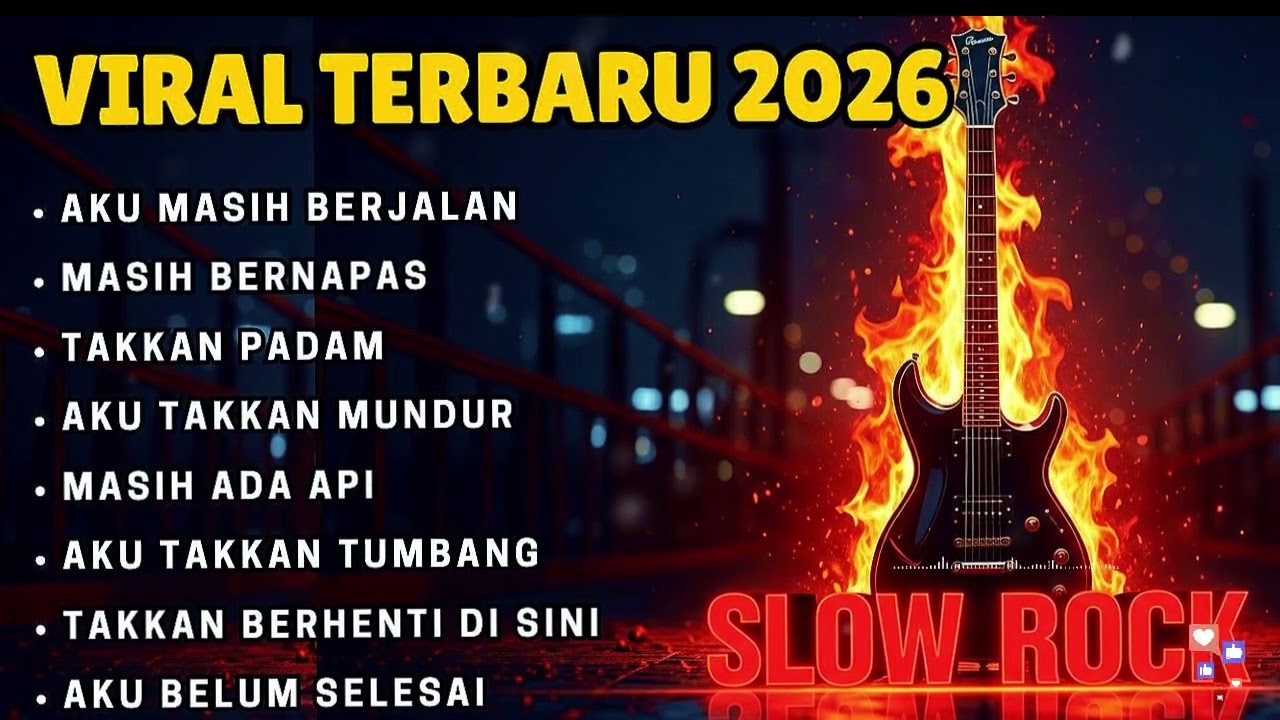 Slow Rock FULL ALBUM Terbaru 2026 Non Stop 💔 Lagu Santai Temani Perjalananmu