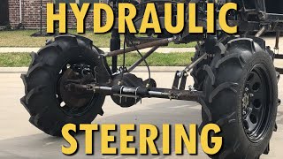 Monster Golf Cart Build Part 1 Hydraulic Steering