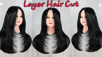 Dạy Cắt Kiểu Tóc Nữ Layer Nhanh Đơn Giản Hiểu Quả - How To Hair Cut Layers in Long Hair
