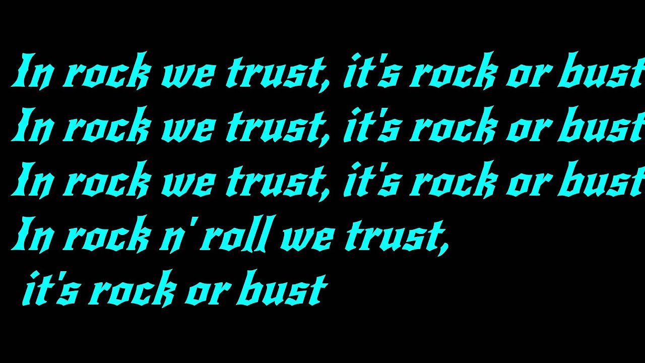 AC/DC Rock or Bust Lyrics(HD) YouTube
