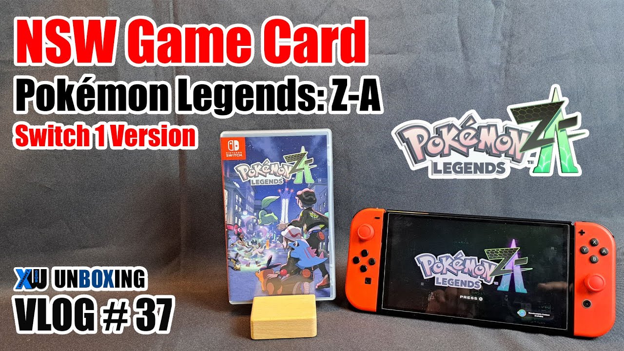 Pokémon Legends: Z-A | Nintendo Switch Game | Unboxing | October