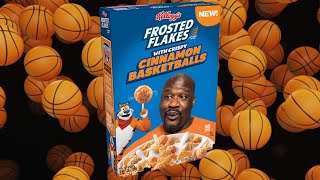 Kellogg's Frosted Flakes with Crispy Cinnamon Basketballs | SUPER CEREAL SUNDAY