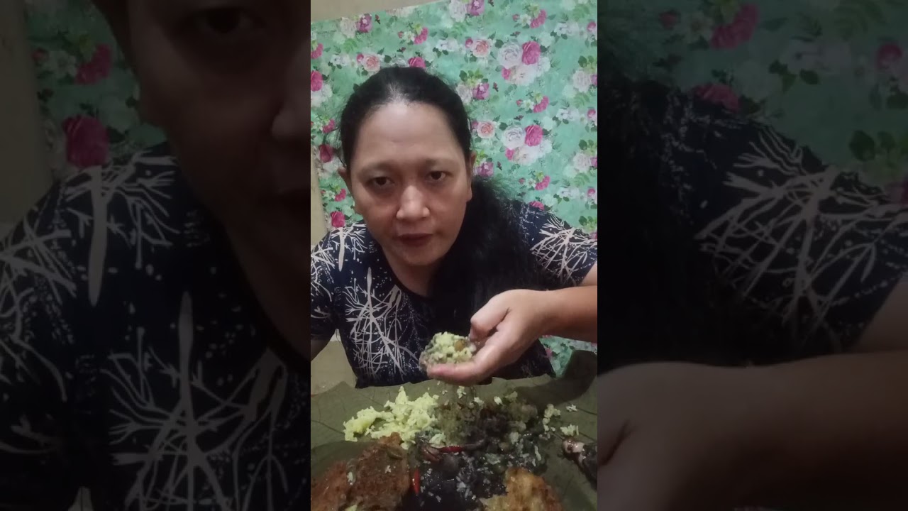 Mukbang Nasi Nus Hitam  lidah Melepuh @rumahdaniel1526