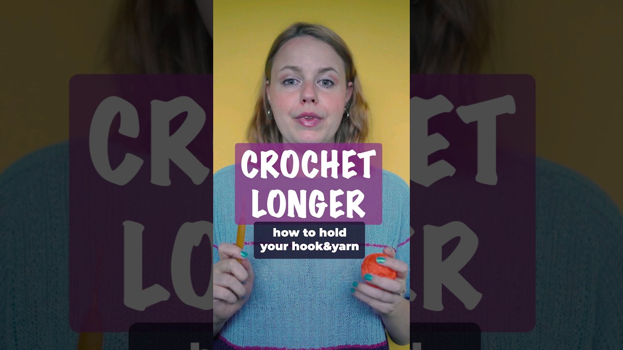 Mastering Crochet: How to Hold Your Hook & Yarn Comfortably  