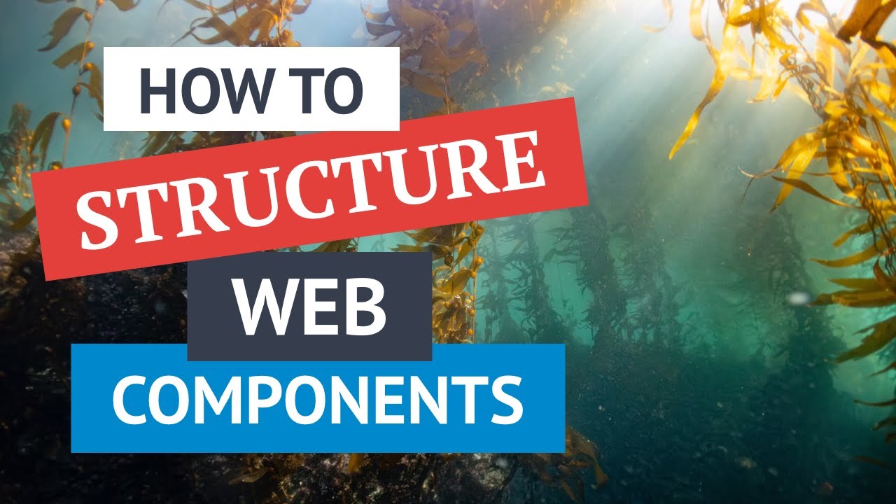 Is this REALLY the best way to structure web components!?!