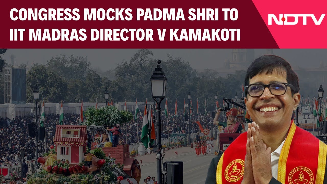 Padma Shri Award | Congress Mocks Padma Shri To IIT Madras Director V Kamakoti