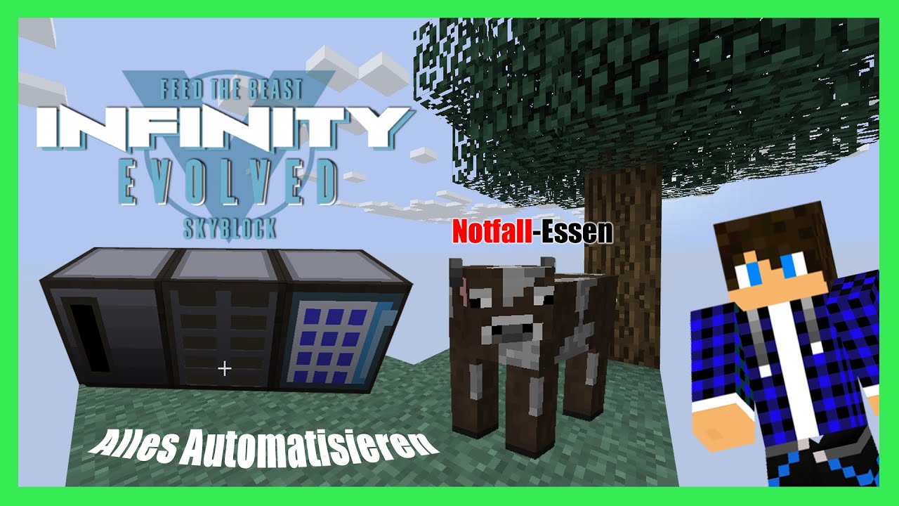FTB Infinity Evolved Skyblock Minecraft | Der Anfang [#1] - YouTube
