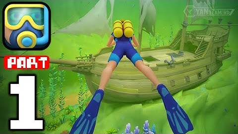 Aquatica - Gameplay Walkthrough Part 1 Tutorial Diving for Marine Mapping (iOS,Android)