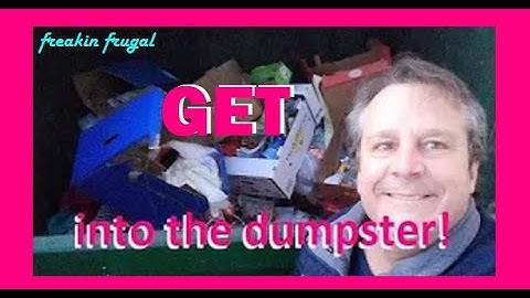 DUMPSTER DIVING AT ALDI AND DOLLAR TREE!