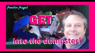 DUMPSTER DIVING AT ALDI AND DOLLAR TREE!