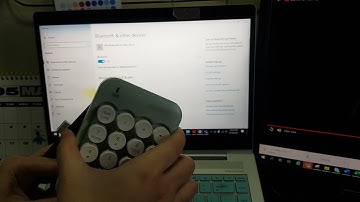 Ajazz AK18 wireless numeric keypad not working