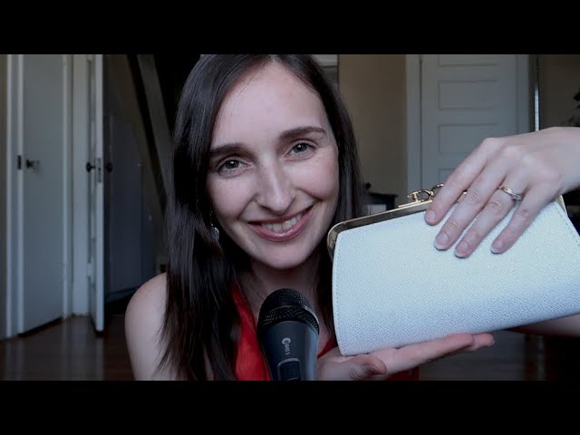 Clutches For ASMR ~ Whispering, Inspecting, Tapping & Scratching, Tracing