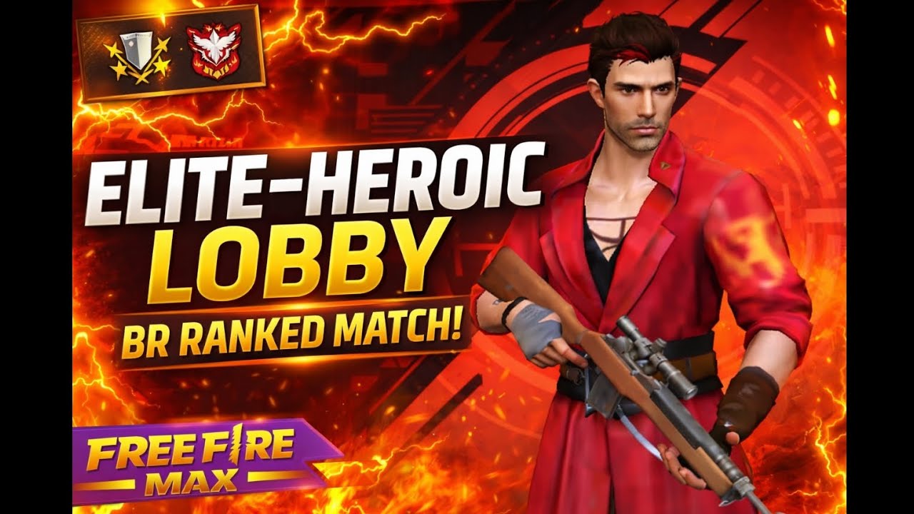 Elite–Heroic Lobby Domination 💥 | BR Ranked Match | Free Fire MAX