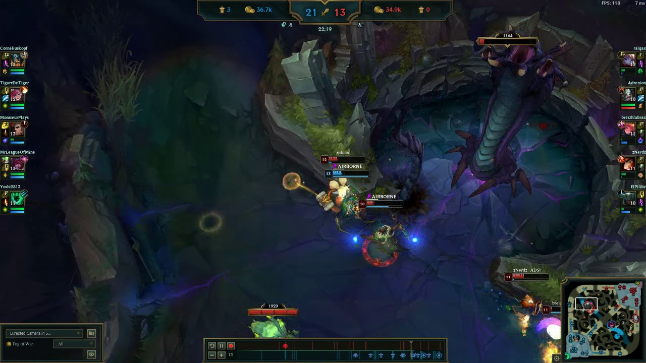 Swain Quadra kill baron steal