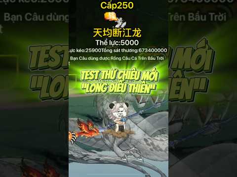 Test Chiêu Mới Của “Long Điếu Thiên” #caucavancan #nhimroblox #shorts #games