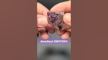 The Beauty of Amethyst Enhydro: A Close-Up Look