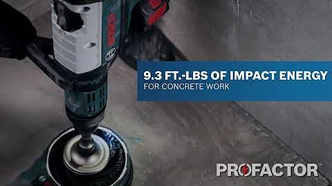 Bosch PROFACTOR 18V Cordless SDS-max 1-7/8 In. Rotary Hammer