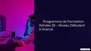 0 Présentation du programme de la formation