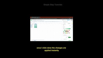 Conditional Formatting in Google Sheets Step-by-Step