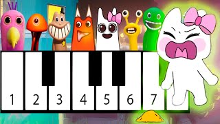 Touch me I scream meme Garten of Banban Animation (how to play on a 1$ piano) by Five Fingers Enchantress 64,044 views 1 year ago 31 seconds
