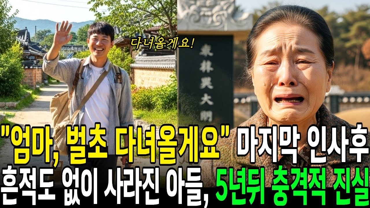 명절에 벌초하러 간다고 나간 후 사라진 아들, 5년뒤 발견된 충격적 증거가   ㅣ사연라디오ㅣ오디오북