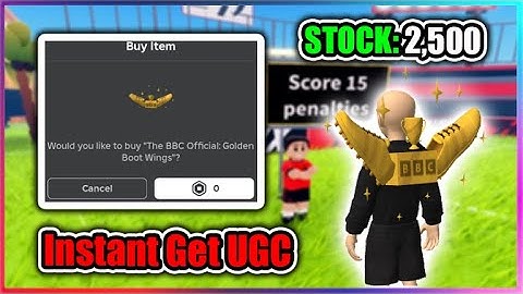 [UGC LIMITED] Wonder Chase Script - Instant Get Golden Boot Wings
