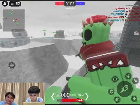 น้องปลาวาฬช่วยพ่อผ่านด่านRoblox Energy Assault