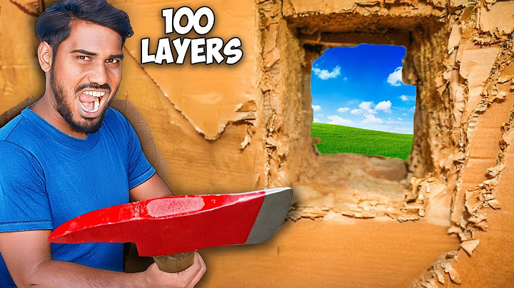 Escaping 100 Layers Cardboard Box, We're Trapped | Mad Brothers