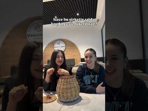 Bu şirkette yılda kaç kg ceviz tüketiliyor? İnstagramdan yarışmaya katılmayı unutmayın 😍