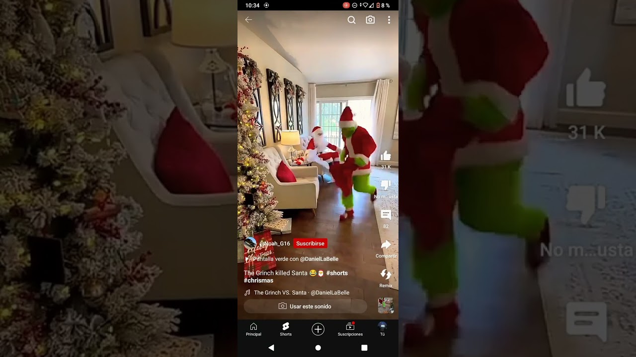 🎅santa vs Grinch  🟢