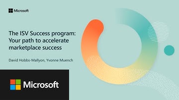 Microsoft Marketplace Summit: ISV 성공 프로그램: 마켓플레이스 성공을 가속화하는 길