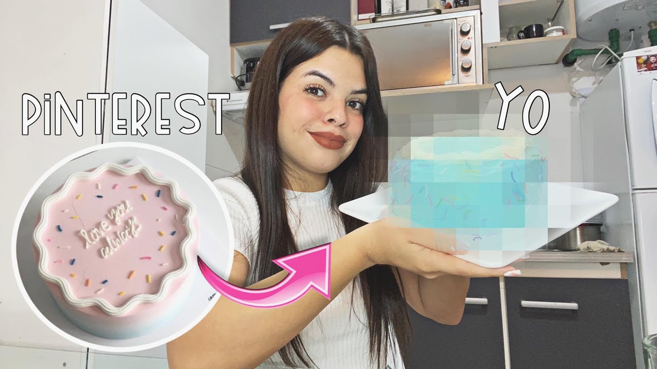 Intente hacer una torta de PINTEREST aesthetic ☀️ *sale mal *