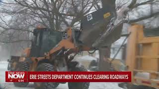 Erie Streets Department Faces Challenges in Keeping Roads Clear