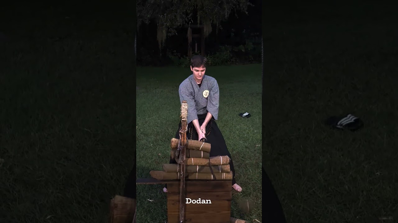 working on Dodan. #floridabudokan #iaido #shizan