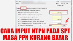 cara input bukti setor SPT Masa PPN Kurang Bayar - Durasi: 6.31. 