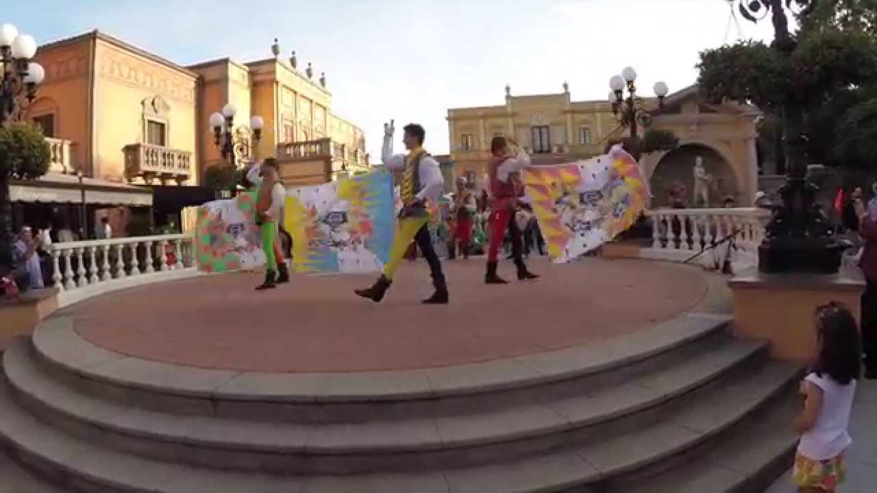 Epcot Flag Wavers in Italy