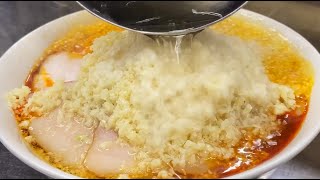 Re:ゼロから始めるにんにく生活【大蒜香辣湯麺】にんにくラーメン soup noodles with garlic and garlic chive  szechwan style