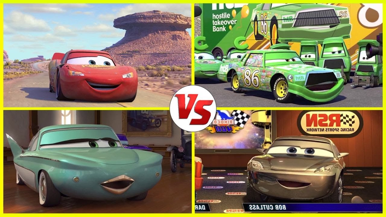 Lightning McQueen Coffin Dance 🔵🔴🟢🟡 | Color VS Battle #1