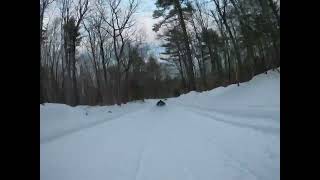 Top Secret Test Track Runner Sledding, to the right!