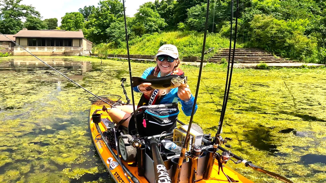 Topwater Frog Fishing How I Fish Mats with A HollowBodied Frog for