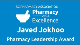 Pharmacy Leadership Award 2023: Javed Jokhoo