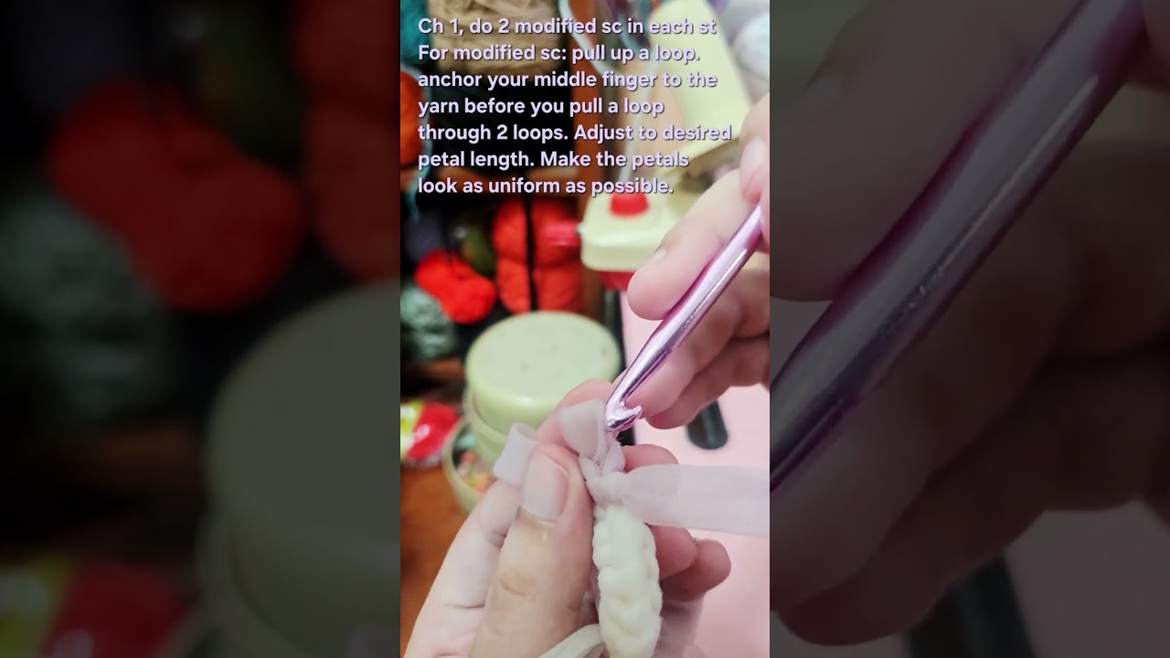 Fairia flowers - Free crochet pattern