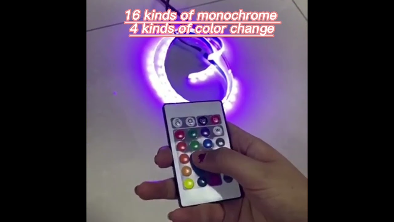 Customer Feedback|LED Light Series Products|16 single colors, 4 color changing