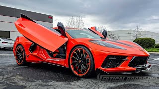 ZLR Door Conversion Kit installed on Ray’s Chevrolet Corvette C8, by Vertical Doors, Inc.