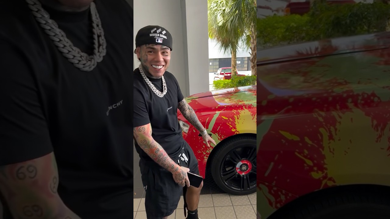 6ix9ine в дилерском центре Rolls Royce