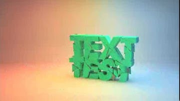 Breaking Text Animation