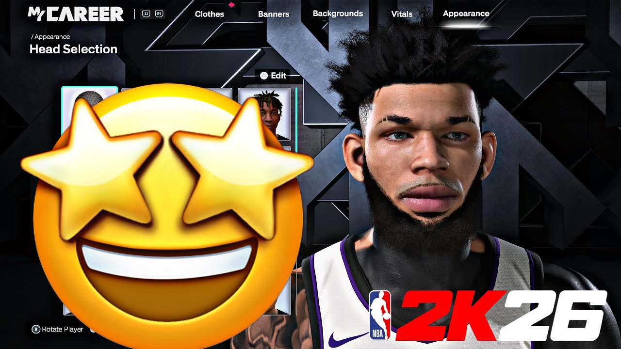 Comp Faced BEST DRIPPY FACE CREATION TUTORIAL in NBA 2K26 • BEST COMP STAGE FACE ...