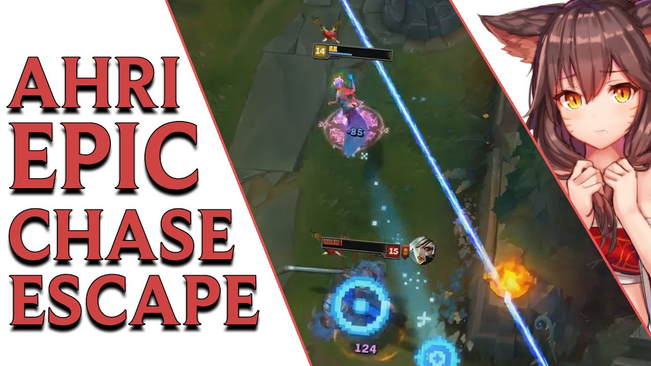 BEST Epic Chase Escape | Ahri Escapes Garen and Lux Across Map | League ...