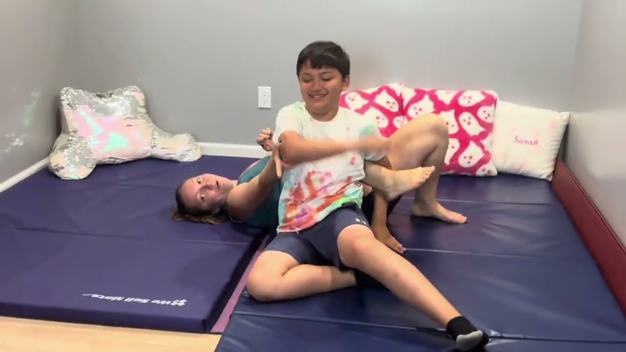 Mom vs me wrestling match pt 2