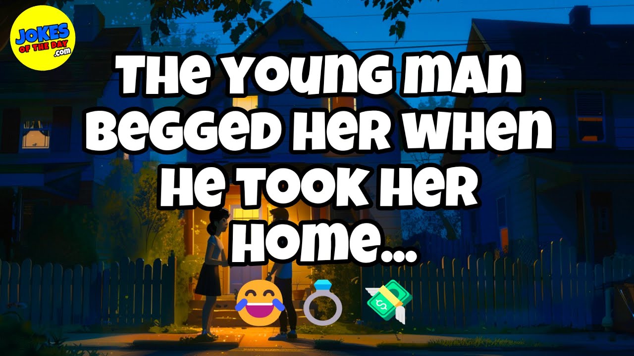 🤣 𝗝𝗢𝗞𝗘 👉 👉 Młody mężczyzna błagał ją, gdy zabrał ją do domu… ​​😂💍💸…